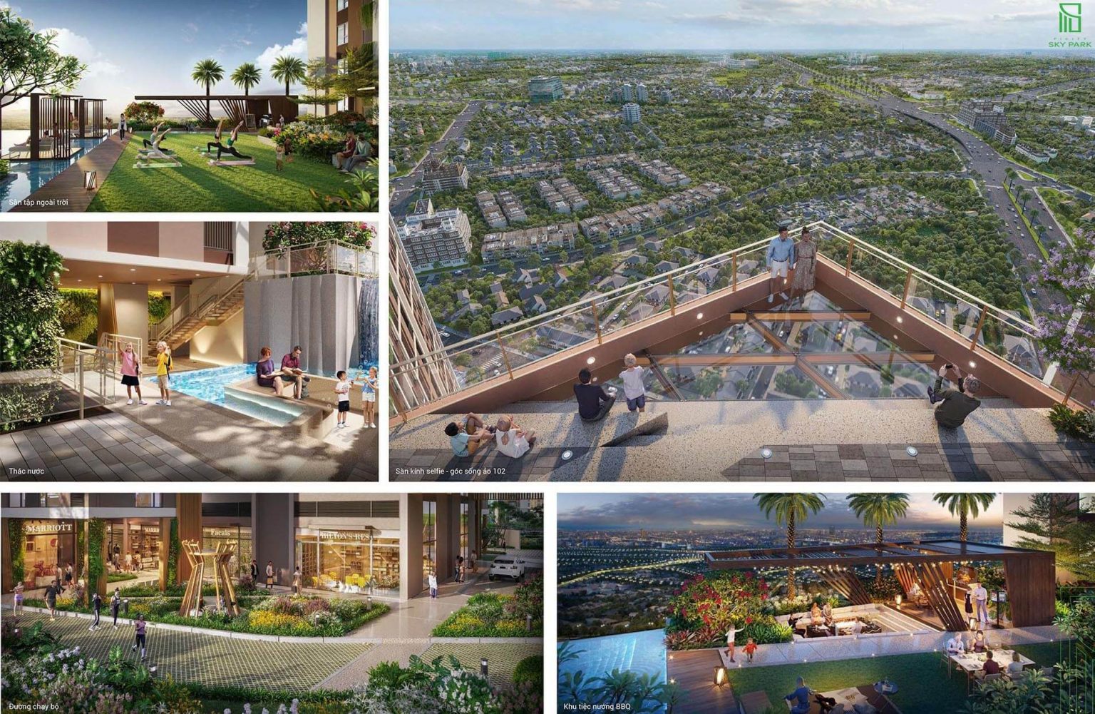 Tiện ích thực tế tại dự án Picity Sky Park Dĩ An
