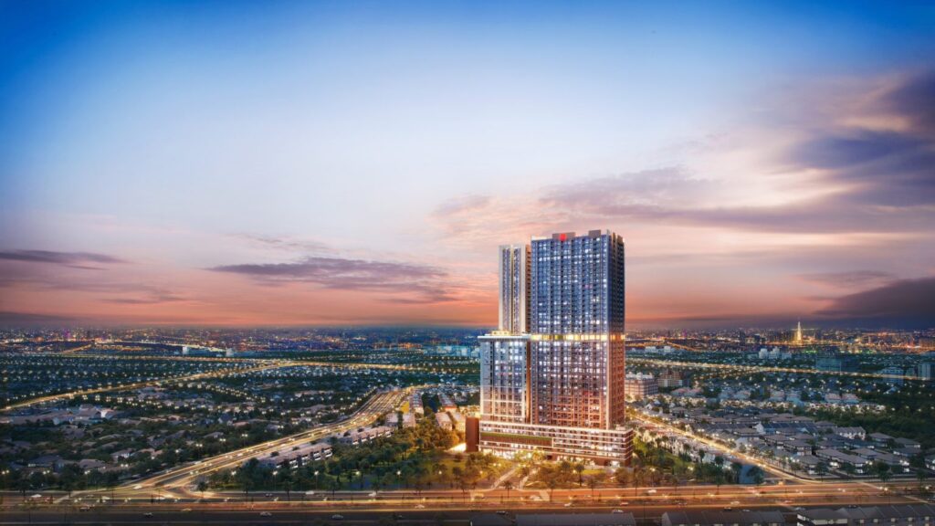 Phối cảnh tổng thể dự án căn hộ Picity Sky Park Dĩ An Bình Dương