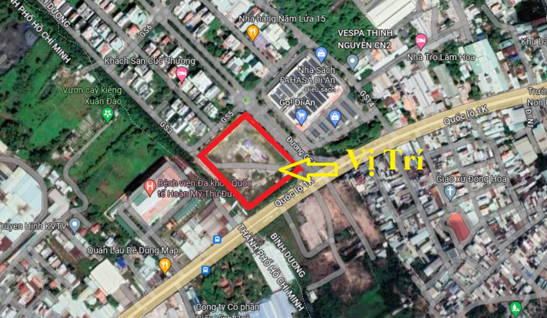 vị trí dự án Green Square Garden