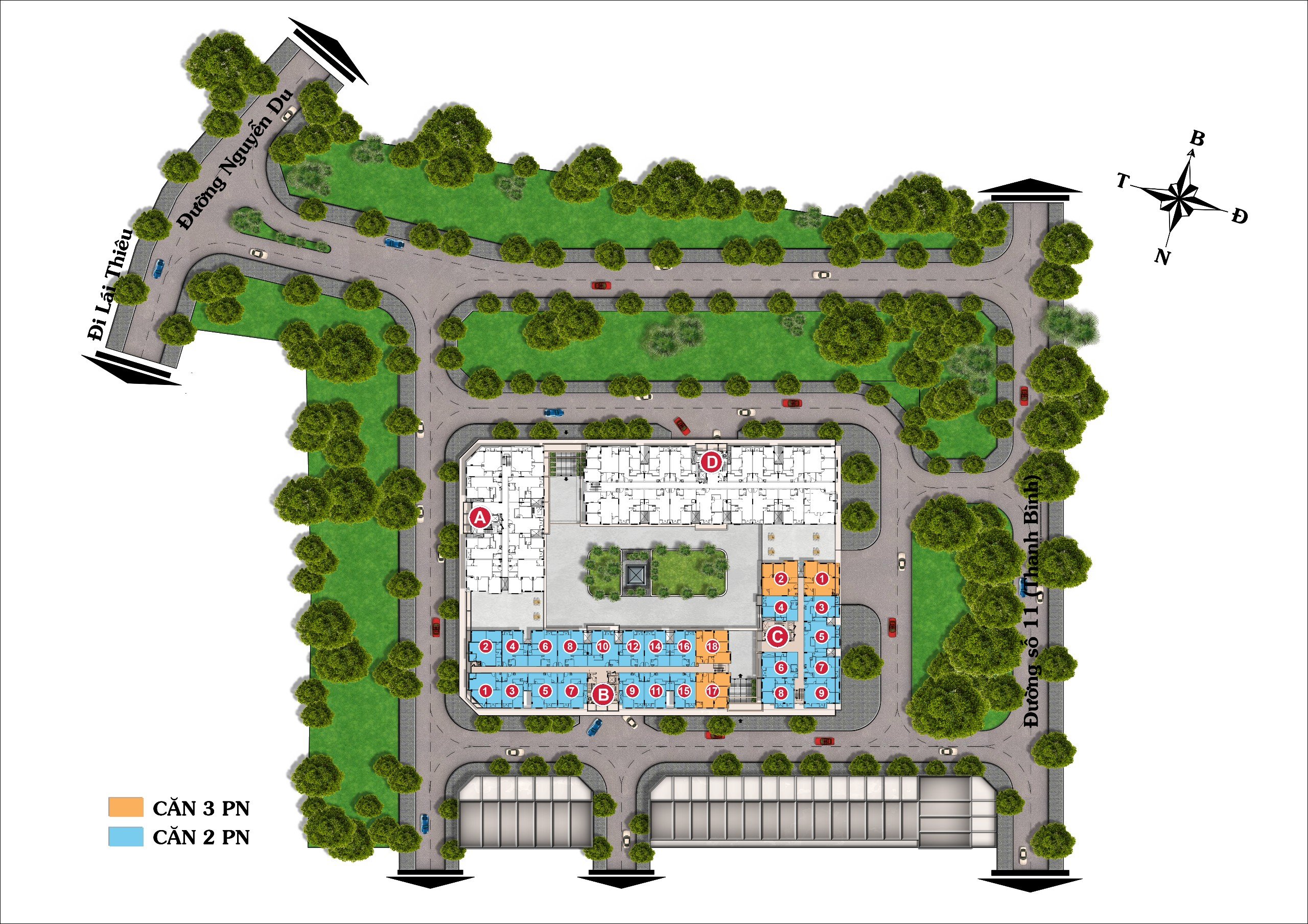 Thanh Bình Residence 14 Mat bang Thanh Binh Residence