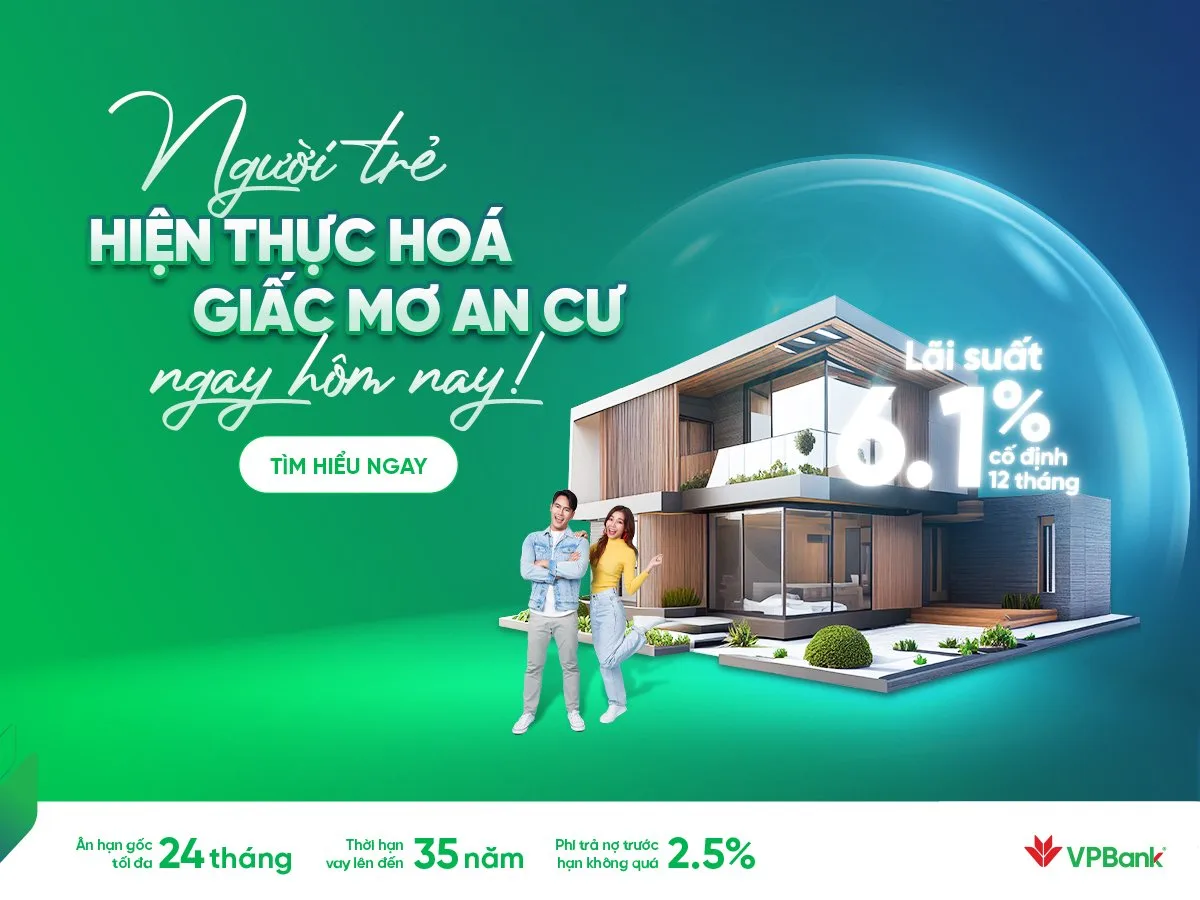 lãi suất vay mua nhà tháng 8 2025